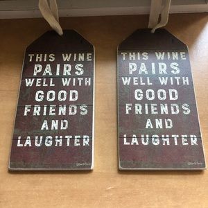 2 NWT Primitives By Kathy Wine Tags